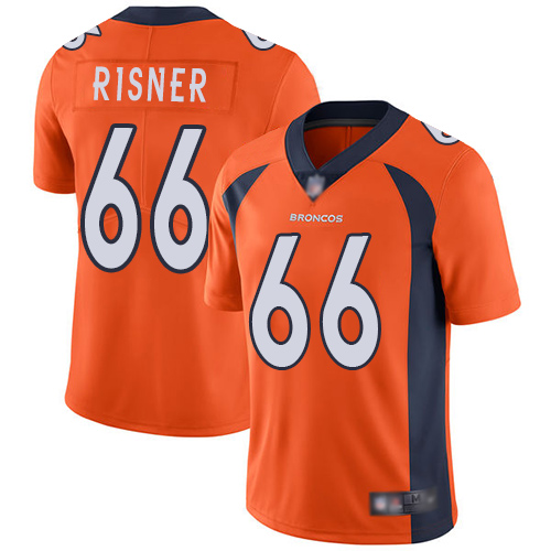 Men Denver Broncos #66 Dalton Risner Orange Team Color Vapor Untouchable Limited Player Football NFL Jersey